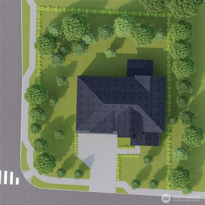 Private, fully-fenced and landscaped yard.