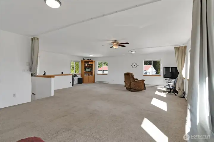 bonus finished space above the garage has potential separate entrance(ADU?)