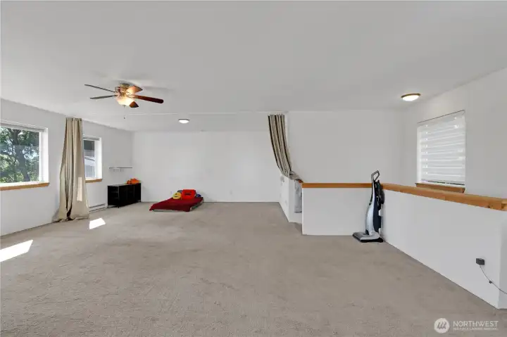 open canvas to make this multiple office spaces, bedroom, hobby cave with windows overlooking your property