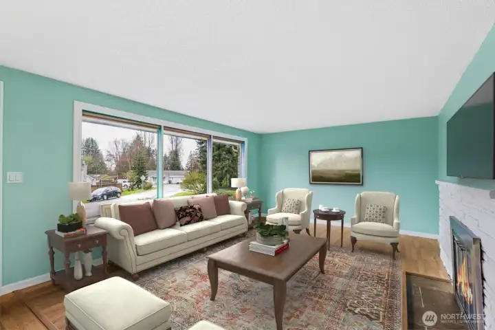 Living *virtually staged*