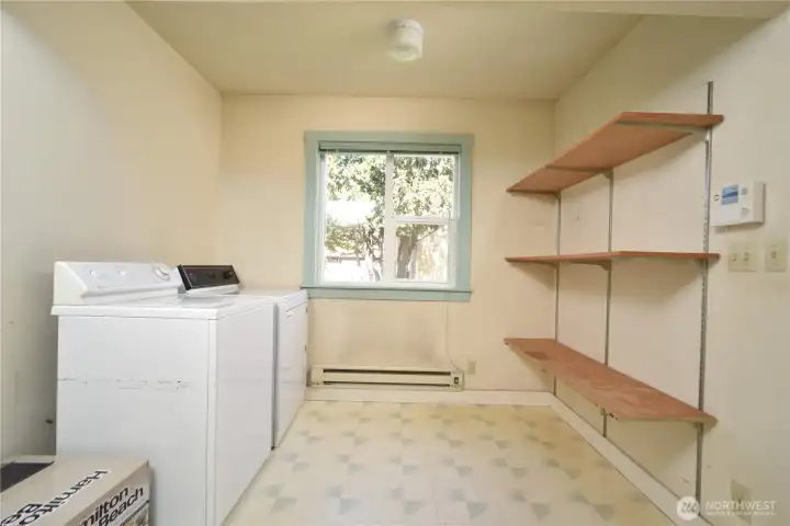 Main level utility room