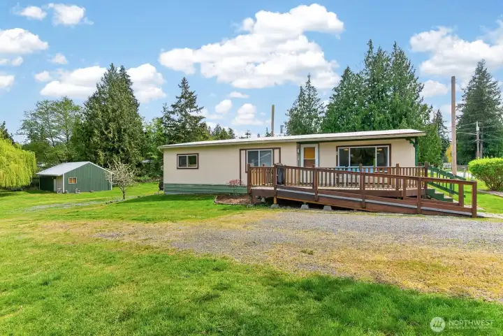 Peaceful country setting in the sought-after Wilderness Ridge Community of Stanwood.