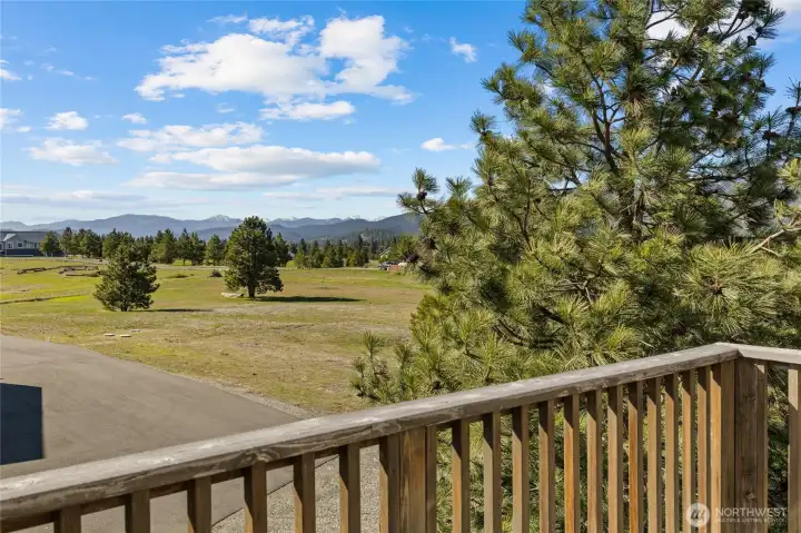 Deck off the bonus room, perfect for taking in the fabulous views and enjoying both sunrise and sunset.