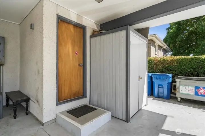 Onsite laundry room