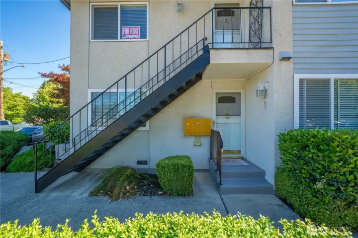 There is one main level and one upper level 2-bedroom units.  Let's take a look.