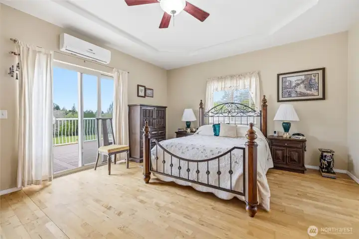 Primary bedroom to the deck Primary bedroom to the deck