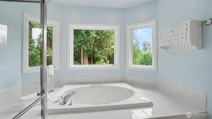 Private views from the en-suite. Private views from the en-suite.