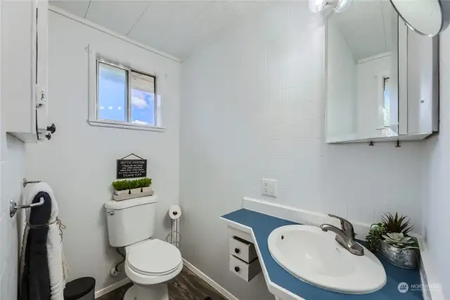 Guest house:  3/4 bathroom