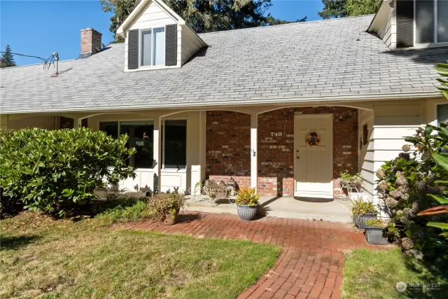 Nice deep covered porch.