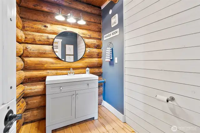 half bath next to dining room