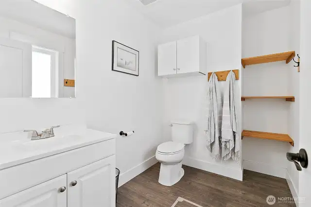 Garage bathroom