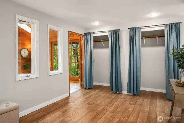 Owner Suite with 2 closets.
