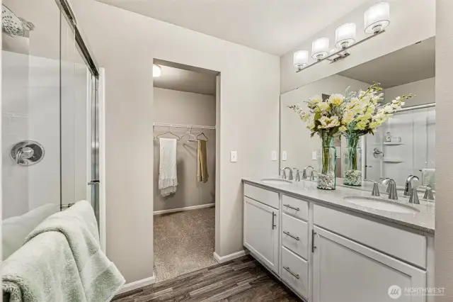 Photos are from the Finley model home in Prior community. Lot 04 layout is mirror image. Finishes, upgrades, and features will vary.