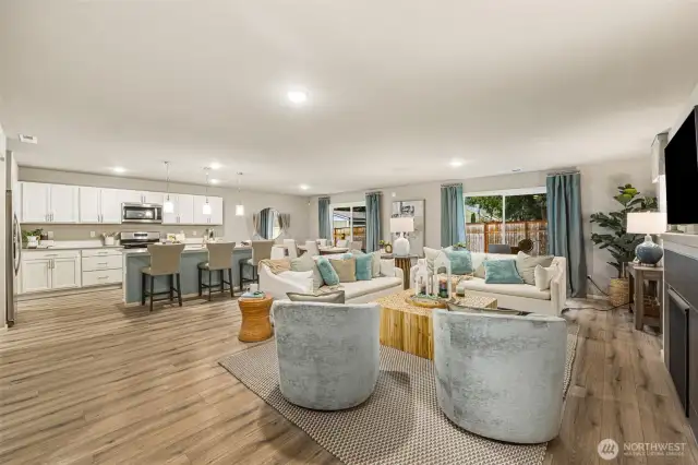 Photos are from the Finley model home in Prior community. Lot 04 layout is mirror image. Finishes, upgrades, and features will vary.