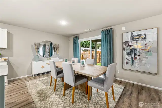 Photos are from the Finley model home in Prior community. Lot 04 layout is mirror image. Finishes, upgrades, and features will vary.