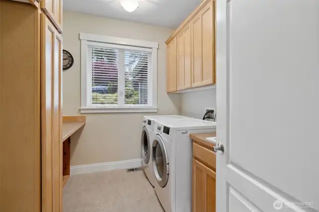 Main floor laundry room and mudroom