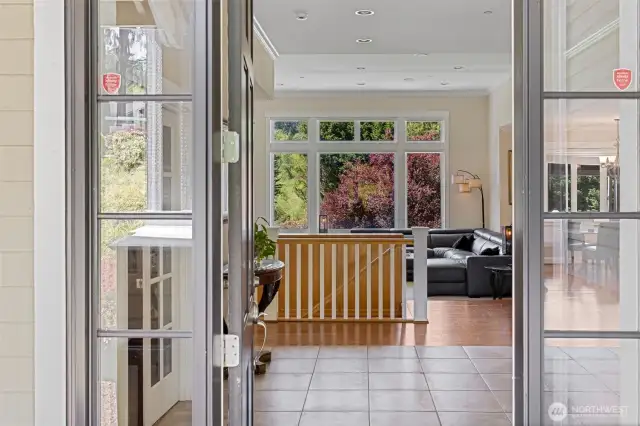 A glorious view of your sanctuary just inside the front door.