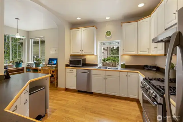 Open light kitchen