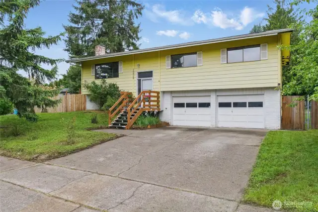Three bedroom, split-level home