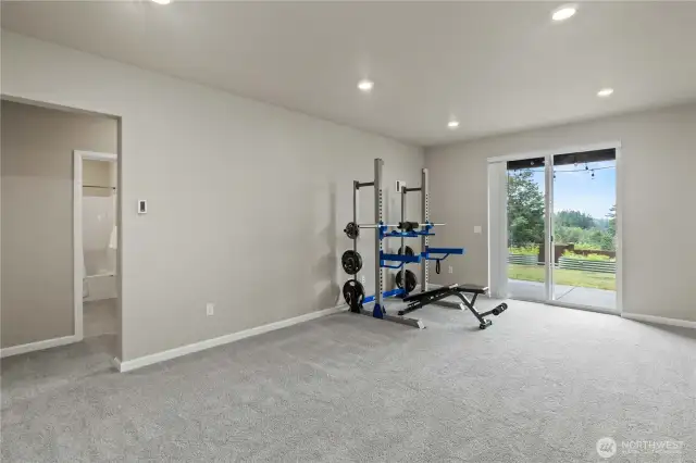 Flex Space in Basement