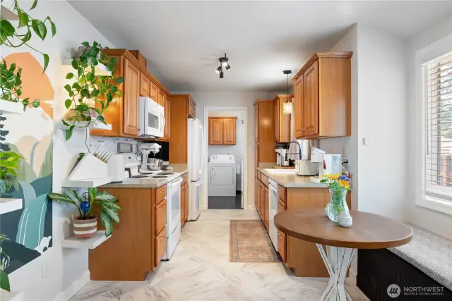 Kitchen with eating space