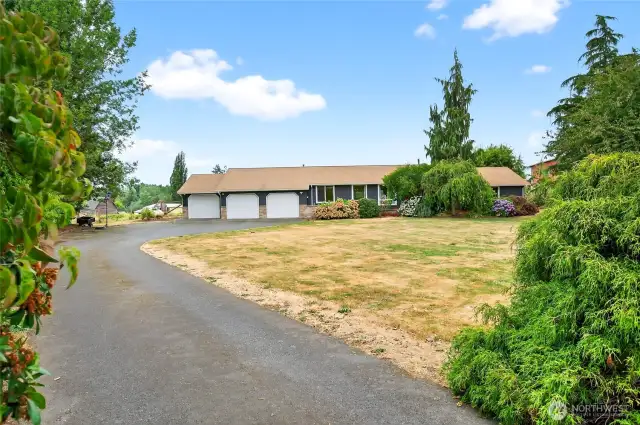 Long winding driveway