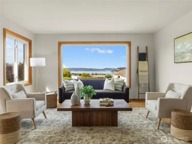Amazing views from front of the home.