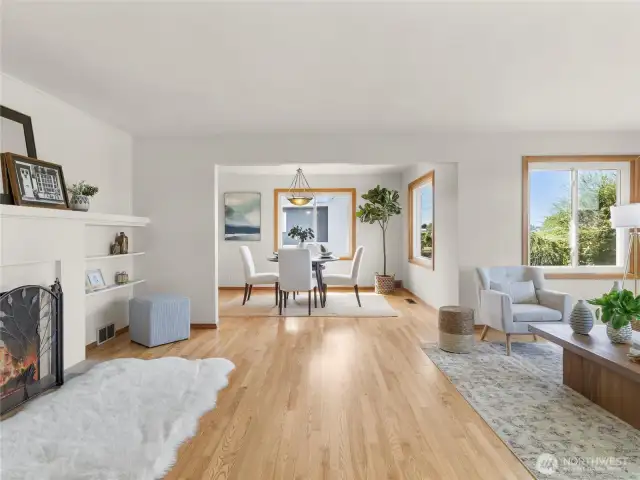 Open front room