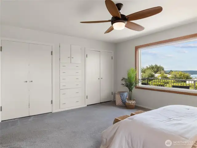 Lots of closet space.