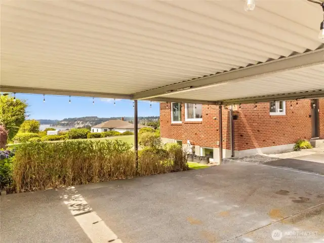 2 Car Carport or covered hang out area