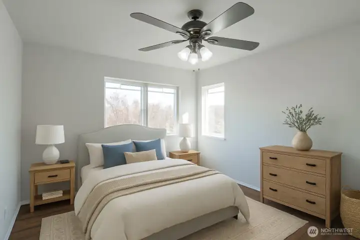 Welcoming Guest Retreat #2 - Virtually staged to inspire your vision of the space.