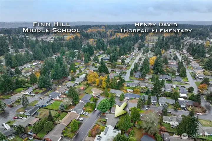 Coveted Lake Washington School District schools nearby.
