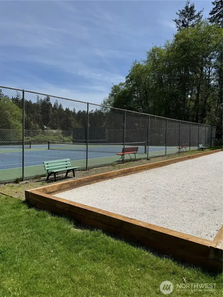 Tennis, Pickleball,and Bocciball