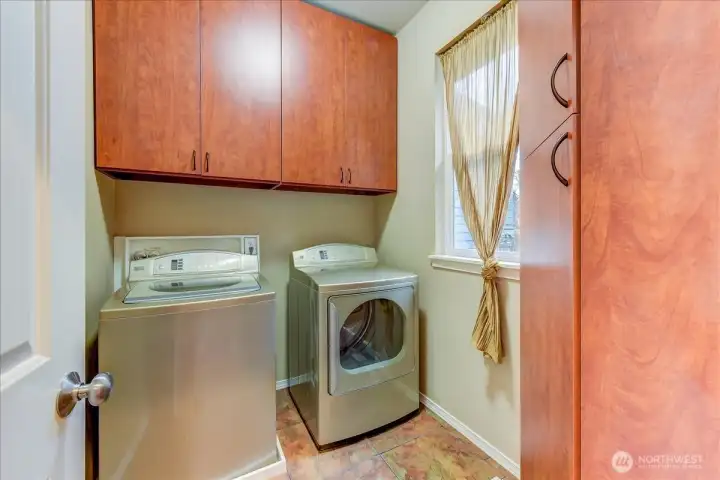 Upstairs laundry room