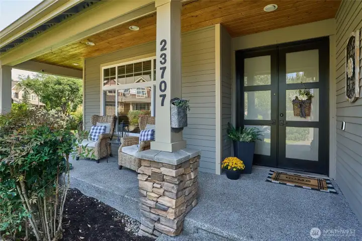 beautiful wrap around front porch