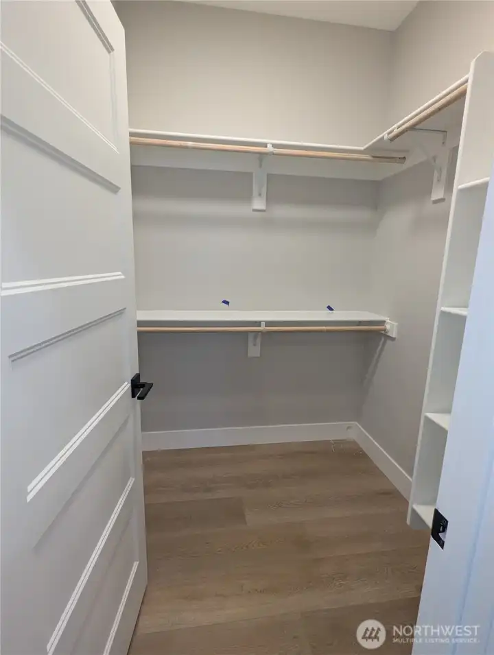 Walk-in Closet in Primary