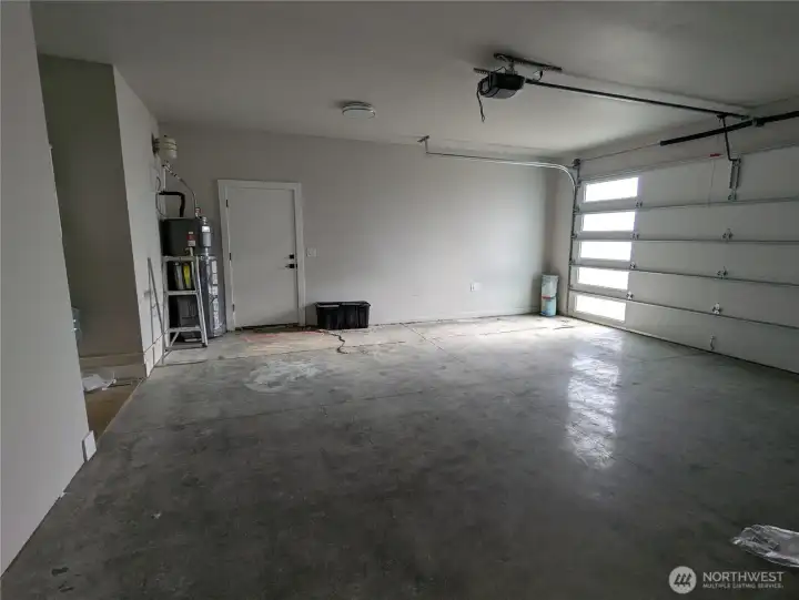 Large 2 car garage