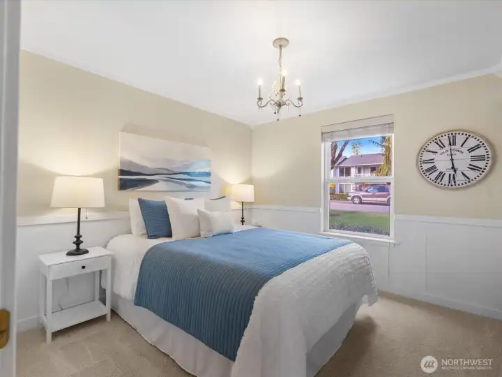 The good sized 2nd bedroom.