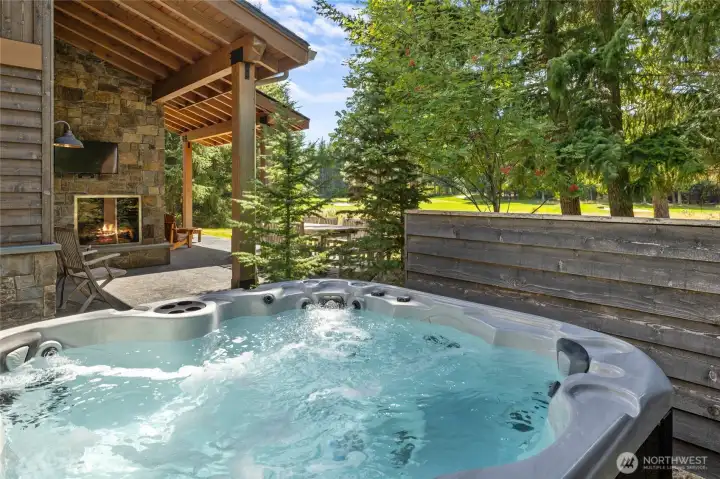 Hot Tub off back patio