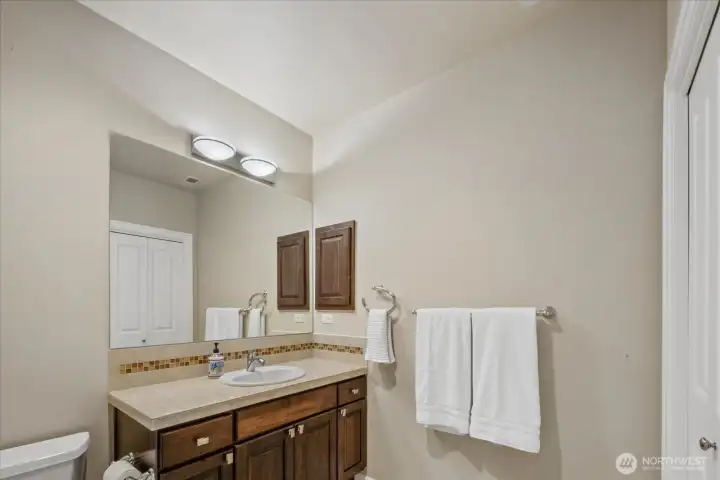 Lower level full bath