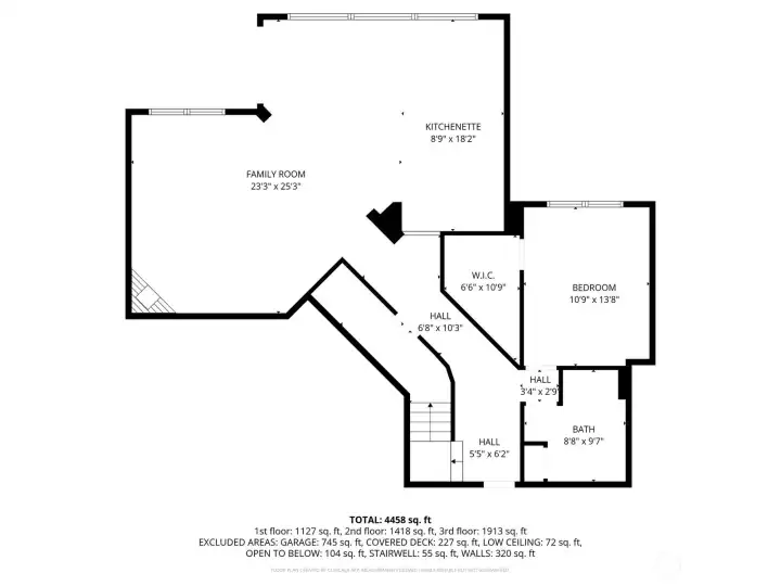 Main level floorplan