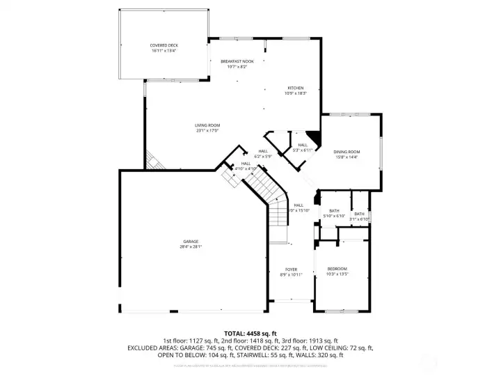 Lower level floorplan