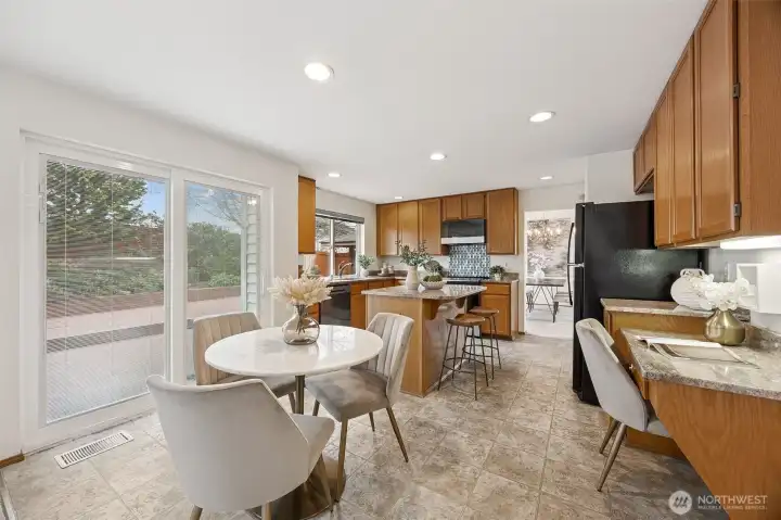 Check out the new Pella sliding doors with integrated mini blinds...