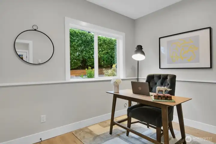 Lower level second bedroom