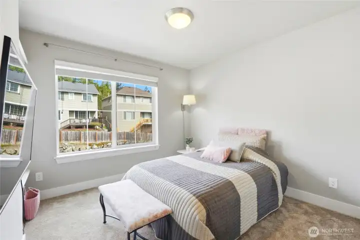 one of the additional bedrooms, there are built ins here also