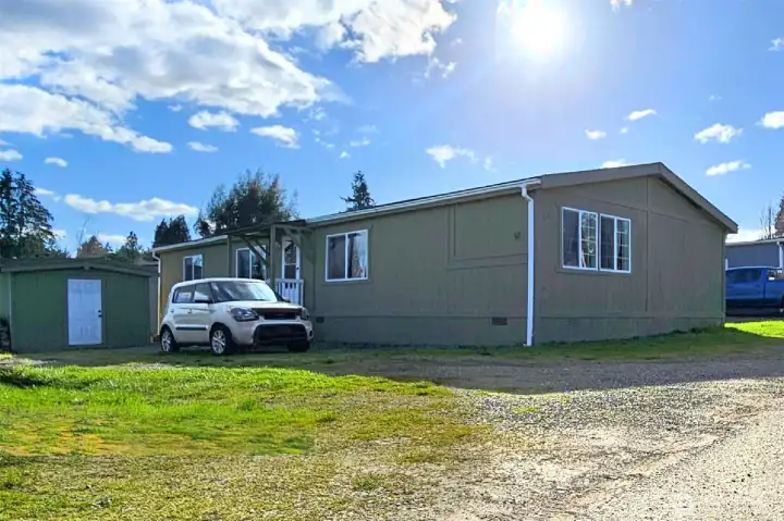 Front Entry Next to a Greenbelt, No houses on East Side