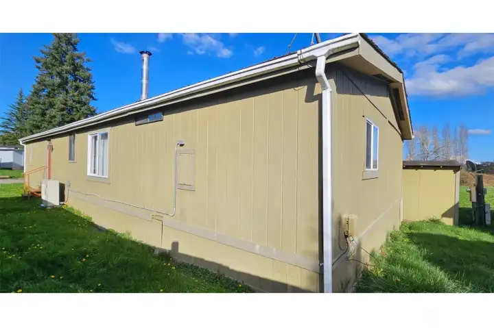 Backside of home