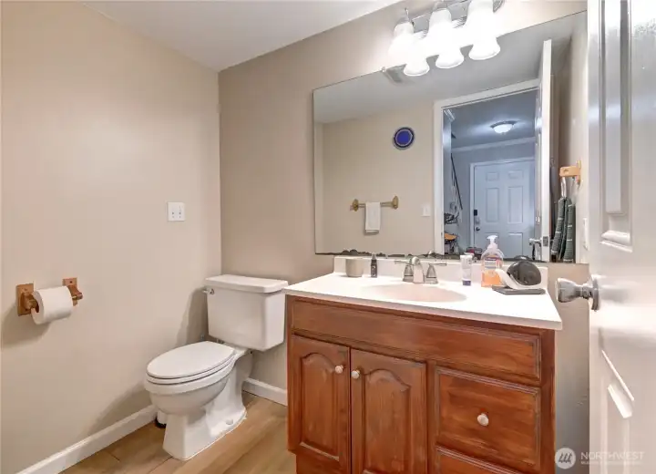 Half bath on main floor