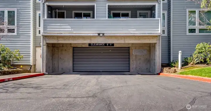 Secured garage