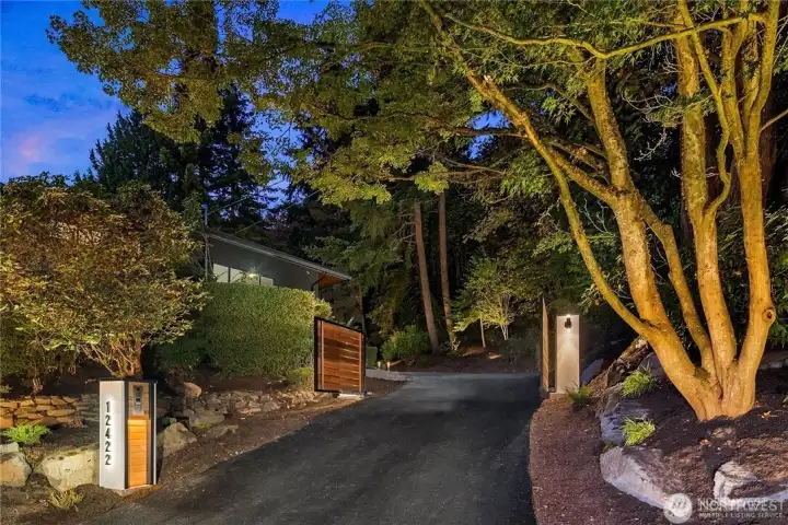 Gorgeous gated entry